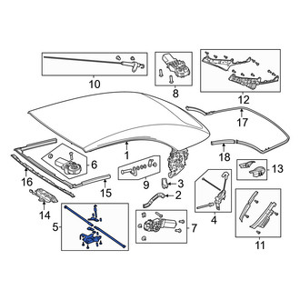 Mercedes-Benz OE - Convertible Top Latch