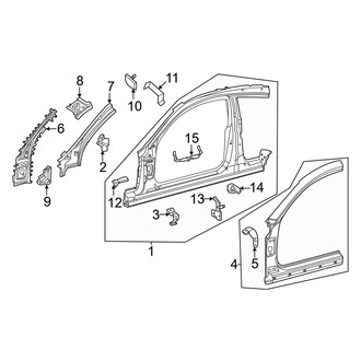 Mercedes-Benz OE - Pillars, Rocker & Floor - Aperture Panel (Coupe)