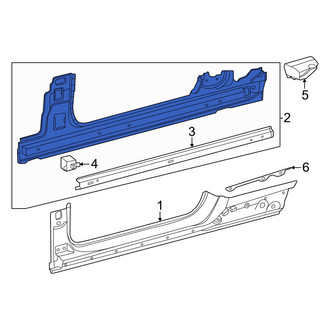 Mercedes-Benz OE - Right Inner Rocker Panel
