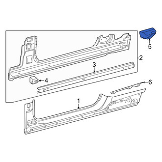 Mercedes-Benz OE - Rear Left Floor Baffle Plate