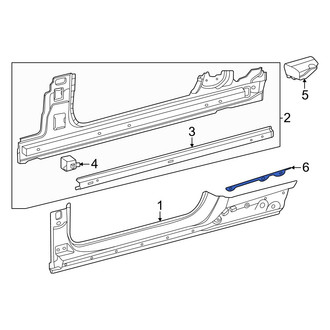 Mercedes-Benz OE - Left Floor Baffle Plate