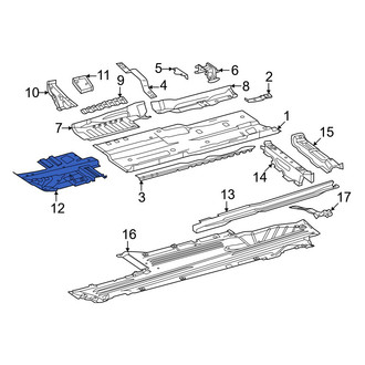 Mercedes-Benz OE - Front Left Floor Extension