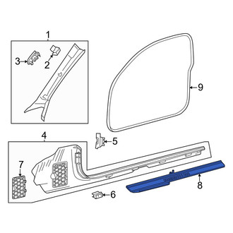 Mercedes-Benz OE - Door Sill Plate