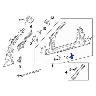 Mercedes-Benz OE - Floor Baffle Plate