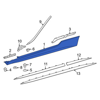Mercedes-Benz OE - Left Rocker Panel Guard