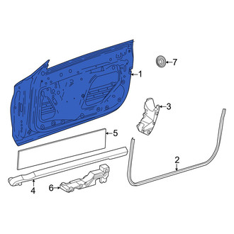 Mercedes-Benz OE - Front Left Door Shell