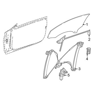 Mercedes-Benz OE - Door - Glass & Hardware