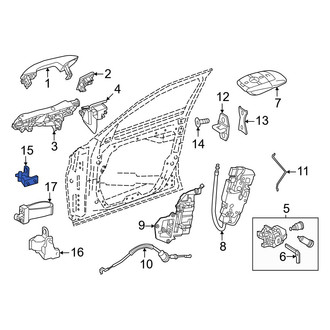 Mercedes-Benz OE - Front Left Upper Door Hinge