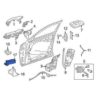 Mercedes-Benz OE - Front Door Check