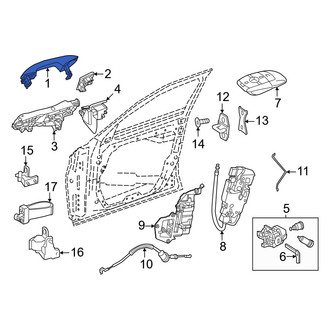 Mercedes-Benz OE - Front Left Inner Interior Door Handle