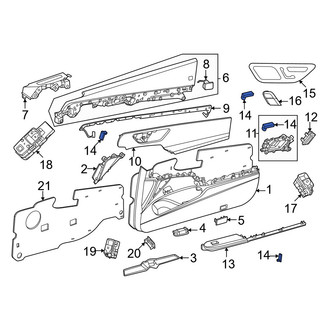 Mercedes-Benz OE - Front Left Upper Courtesy Light
