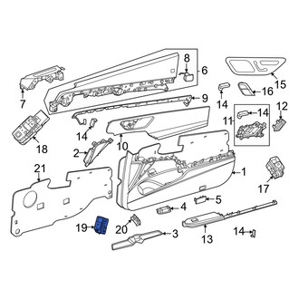 Mercedes-Benz OE - Front Trunk Lid Release Switch