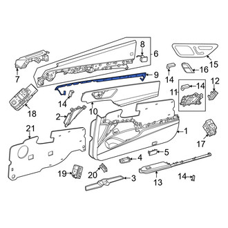 Mercedes-Benz OE - Front Right Upper Courtesy Light
