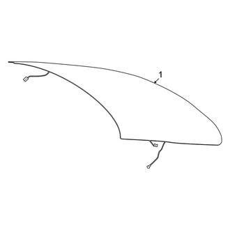 Mercedes-Benz OE - Back Glass - Glass (Coupe)
