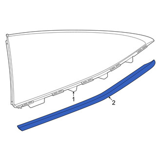 Mercedes-Benz OE - Rear Left Quarter Panel Reveal Molding
