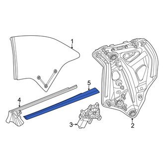 Mercedes-Benz OE - Rear Left Quarter Panel Molding