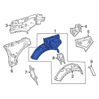 Mercedes-Benz OE - Rear Left Outer Quarter Panel