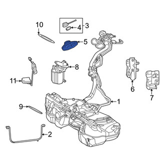 Mercedes-Benz OE - Fuel Filler Neck Gasket