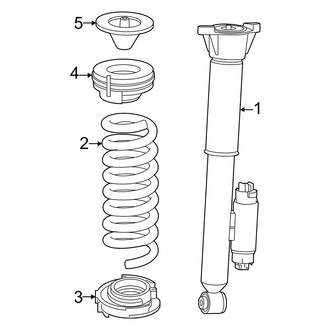 Mercedes-Benz OE - Rear Suspension - Shocks & Components