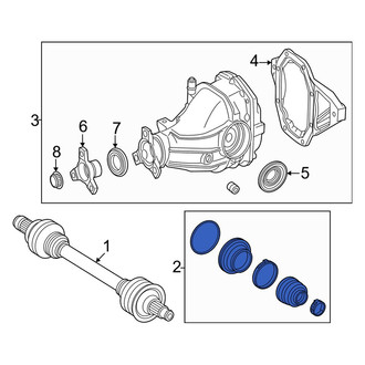 Mercedes-Benz OE - Rear CV Joint Boot Kit