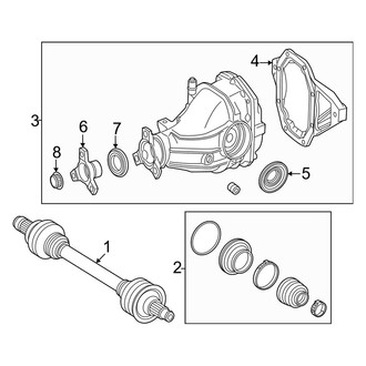 Mercedes-Benz OE - Rear Suspension - Axle & Differential
