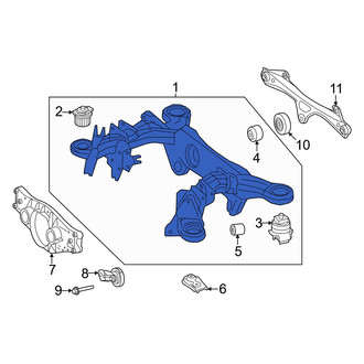 Mercedes-Benz OE - Rear Suspension Subframe Crossmember