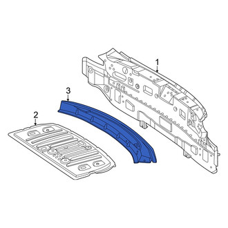 Mercedes-Benz OE - Rear Package Tray Reinforcement