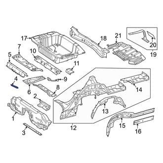 Mercedes-Benz OE - Rear Trunk Floor Access Cover