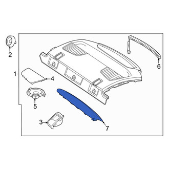 Mercedes-Benz OE - Rear Center High Mount Stop Light Cover