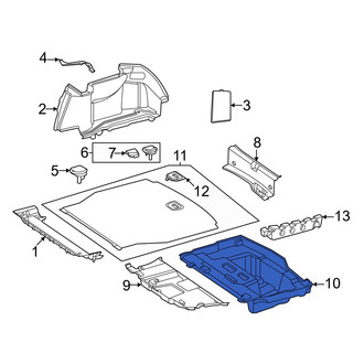 Mercedes-Benz OE - Rear Trunk Floor Storage Box