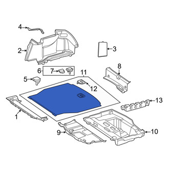 Mercedes-Benz OE - Rear Spare Tire Compartment Cover