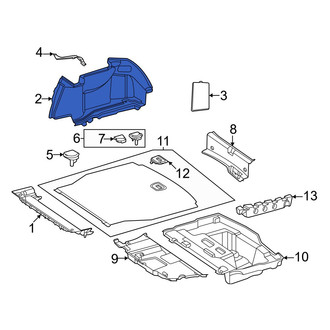 Mercedes-Benz OE - Rear Left Trunk Trim Panel