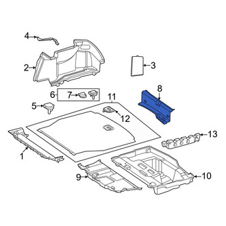 Mercedes-Benz OE - Rear Trunk Trim Scuff Plate