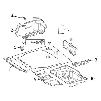 Mercedes-Benz OE - Rear Body & Floor - Interior Trim (Rear Body), (Coupe)