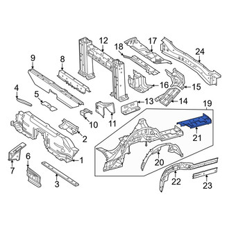 Mercedes-Benz OE - Rear Right Floor Extension