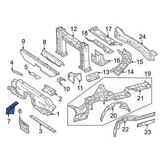 Mercedes-Benz OE - Floor Pan Reinforcement