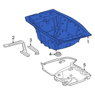 Mercedes-Benz OE - Rear Spare Tire Compartment