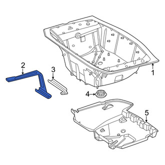 Mercedes-Benz OE - Battery Hold Down