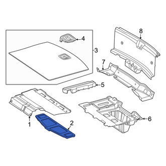 Mercedes-Benz OE - Floor Cover Panel Bracket