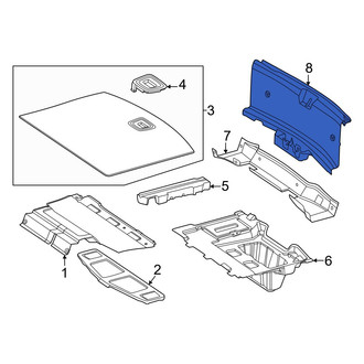 Mercedes-Benz OE - Rear Trunk Trim Scuff Plate