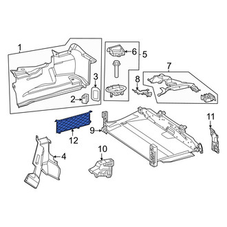 Mercedes-Benz OE - Rear Cargo Net