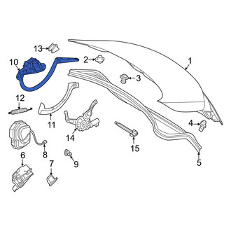 Mercedes-Benz OE - Rear Left Deck Lid Hinge