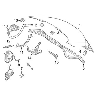 Mercedes-Benz OE - Trunk Lid - Lid & Components (Coupe)