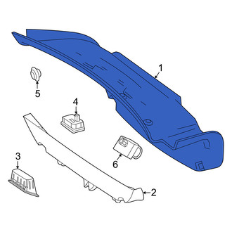 Mercedes-Benz OE - Rear Deck Lid Trim