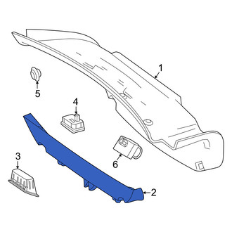 Mercedes-Benz OE - Rear Deck Lid Handle