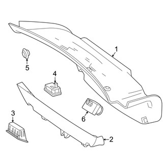 Mercedes-Benz OE - Trunk Lid - Interior Trim (Coupe)