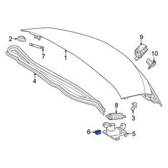 Mercedes-Benz OE - Deck Lid Hinge Spacer