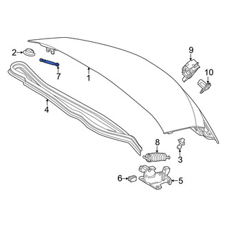 Mercedes-Benz OE - Rear Trunk Lid Lift Support