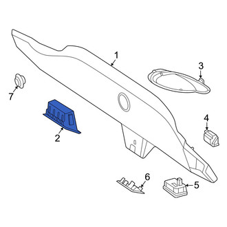 Mercedes-Benz OE - Rear Deck Lid Handle