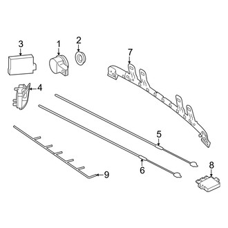 Mercedes-Benz OE - Rear Bumper - Electrical Components (W/O AMG Line)